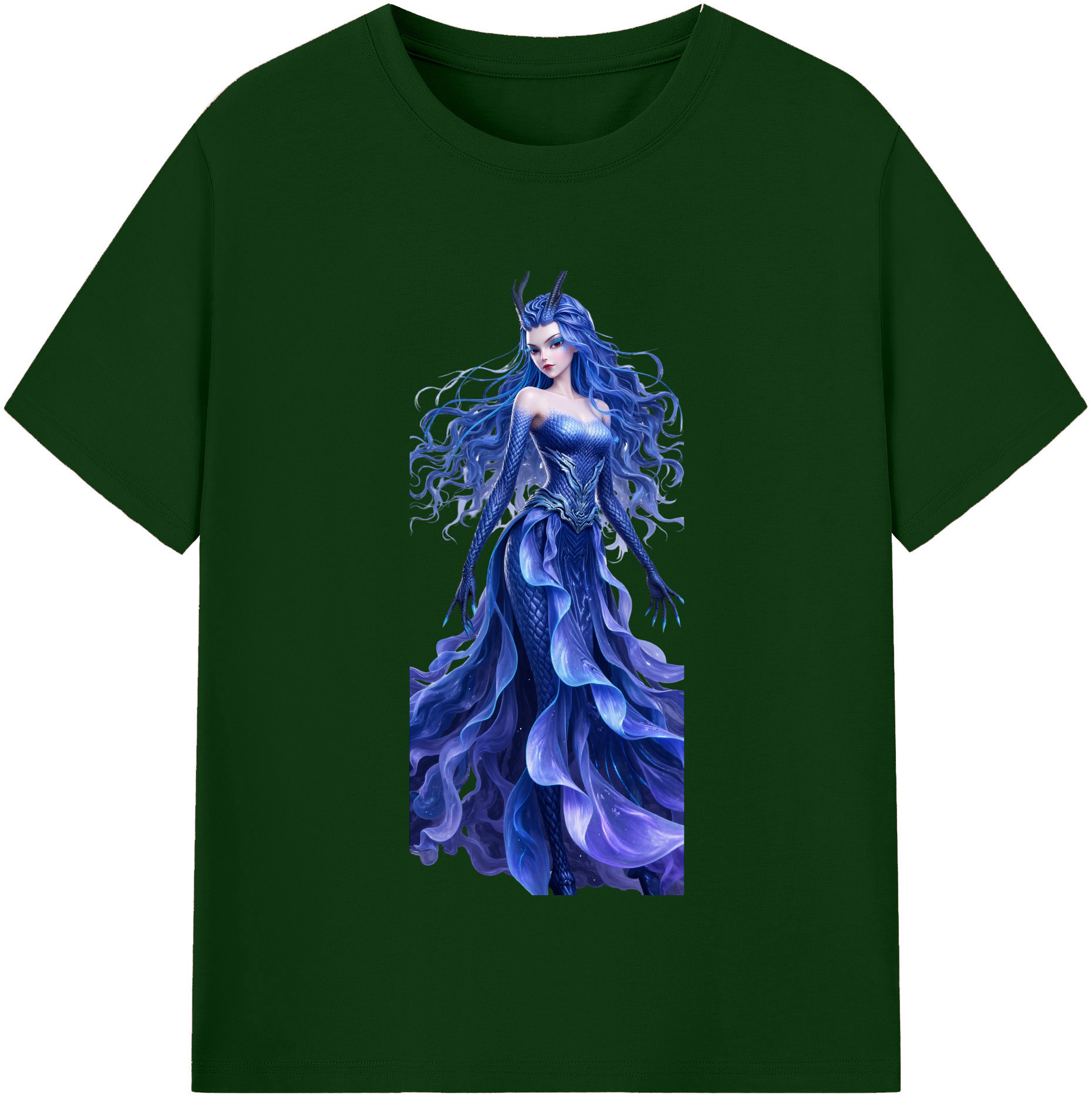 （画像用） Ne Zha 2 ナタ 魔童の大暴れ 綿100％半袖Tシャツ（フロントプリント）